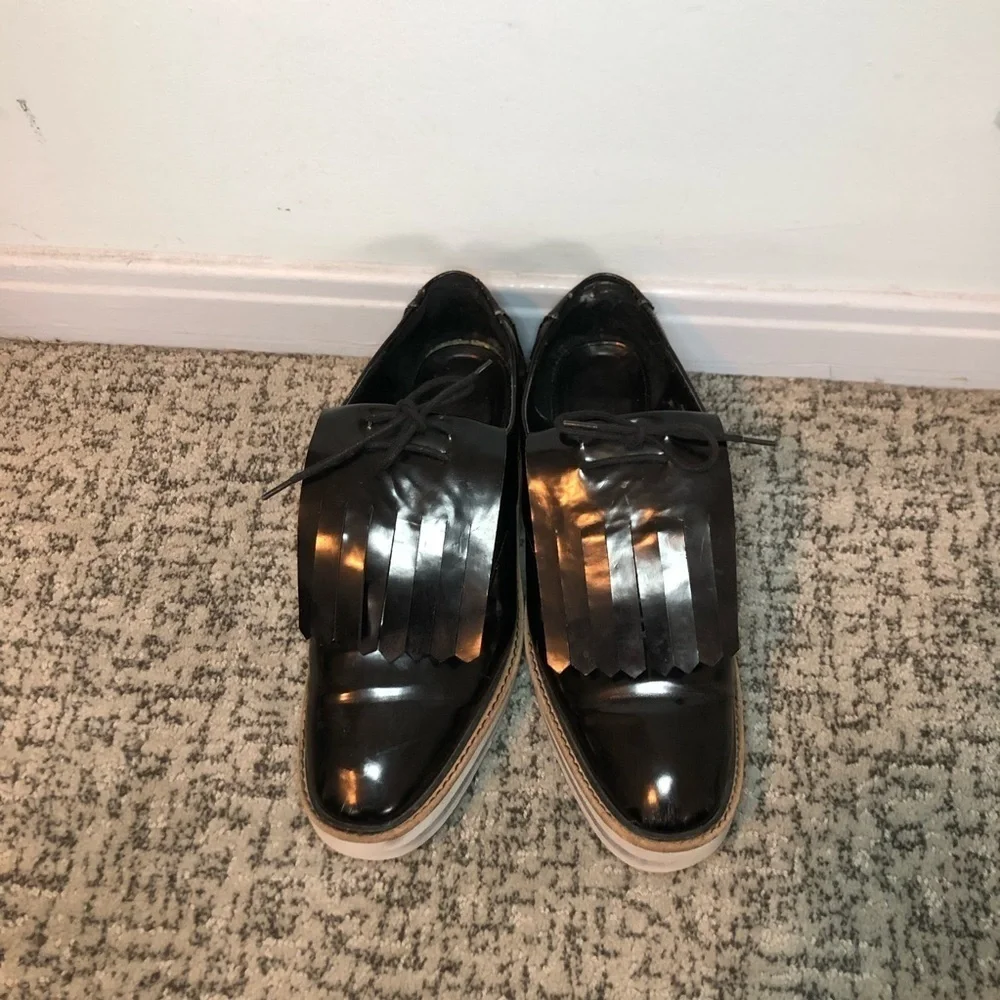 Zara black kiltie